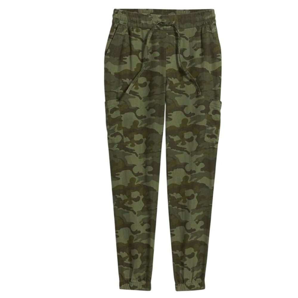 Levis Womens Camouflage Cargo Jogger Pants Green Camo XL